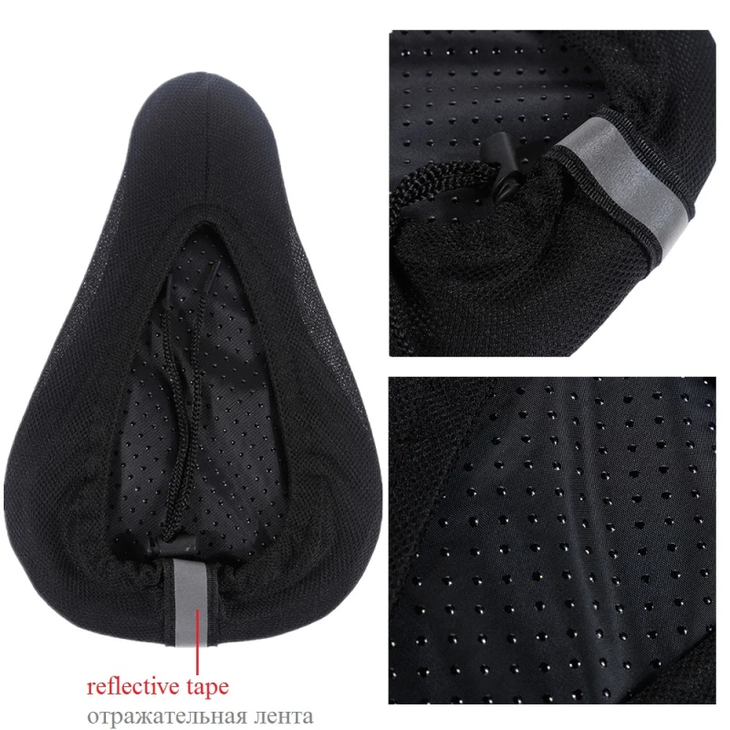 3 Color Bicycle Saddle 3D Soft Bike Seat Cover Comfortable Foam Cushion Cycling For SportS Accessories | Спорт и развлечения