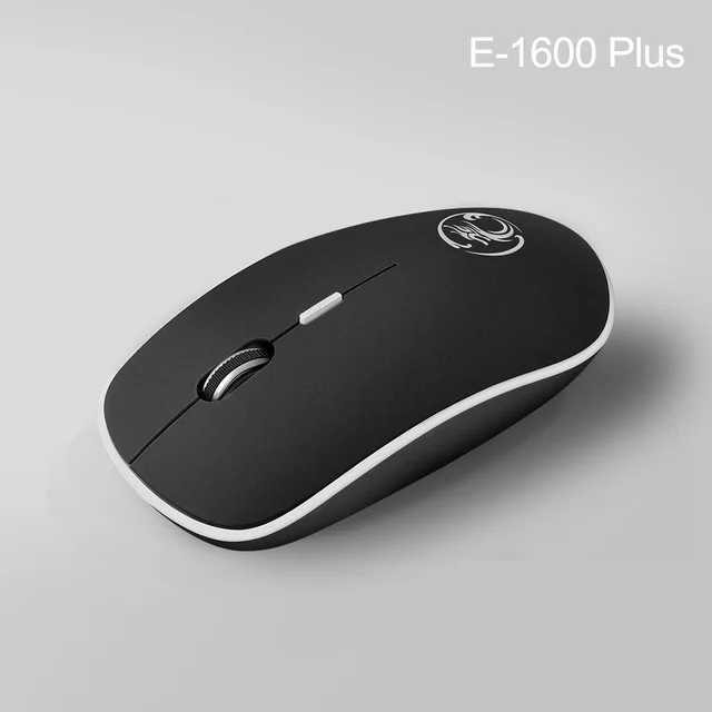 Black Беспроводная мышь USB компьютерная мышь мини эргономичная оптическая Бесшумная компьютерная мышь 2,4 ГГц энергосберегающая офисная мышь для ноутбука - Цвет: Black