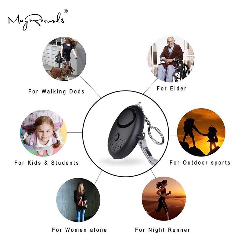 Новый стиль сигнализация для самозащиты девушек женщин защита оповещение Личная