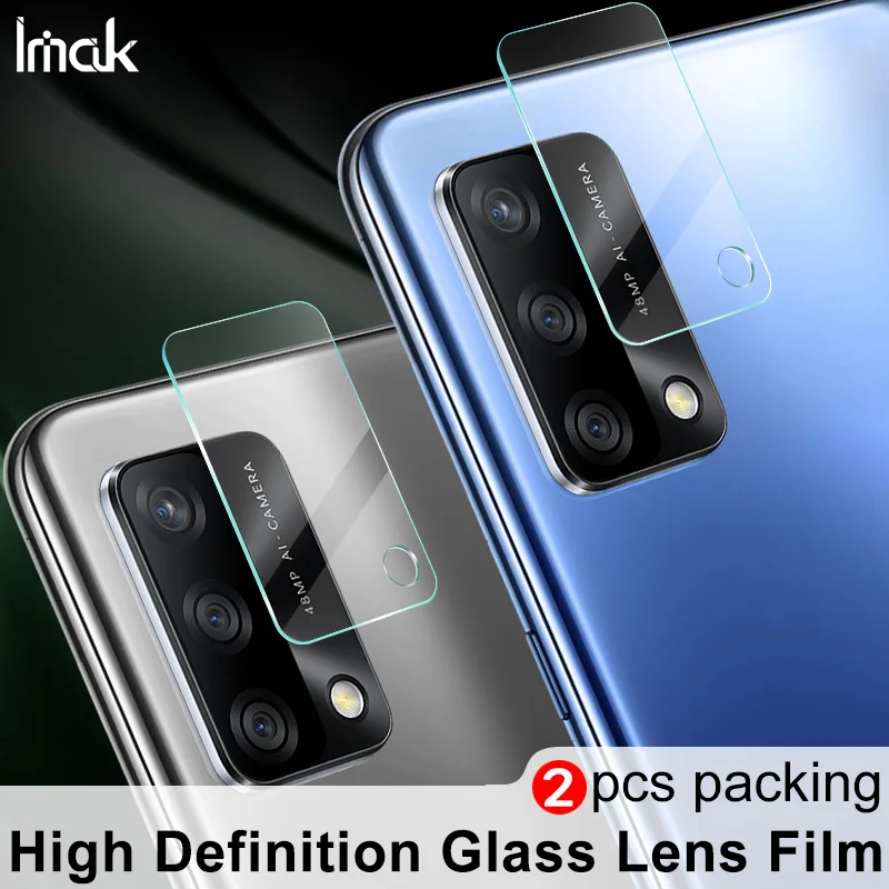Для OPPO F19 4G Защитное стекло для камеры IMAK закаленное высокой четкости объектива