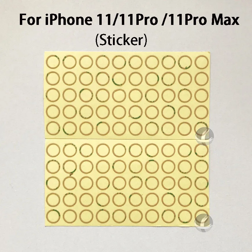 10/лот клейкая задняя линза для камеры iPhone 6 6S 6P 6SP 7 8 7P 8P Plus X XS Max XSM XR 11 Pro Max 11Pro Двусторонняя наклейка