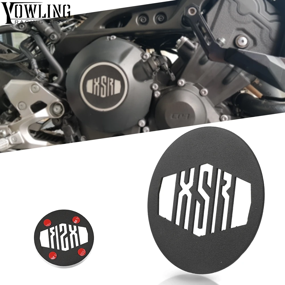Powder Coated Motorcycle Clutch Cover Top Black Silver For Yamaha XSR XSR900 XSR 900 2016 2017 2018 2019 2020 2021