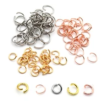100pcs stainless steel jump rings split rings for jewelry making supplies diy necklace bracelet components findings accessories
