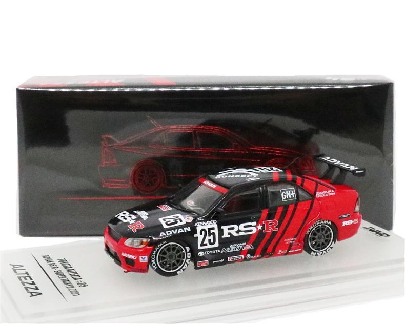 1:64 INNO64 Toyota ALTEZZA#25 Advan RS'R Super Taikyu 2001 Diecast Model Car