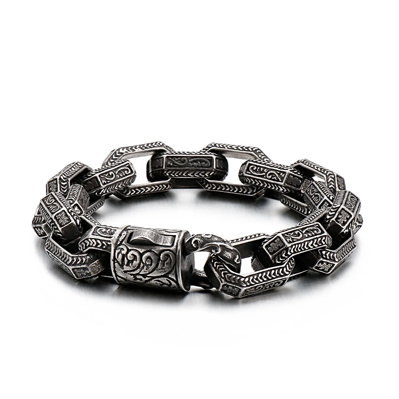 Мужской браслет цепочка KALEN из нержавеющей стали в стиле панк ювелирные