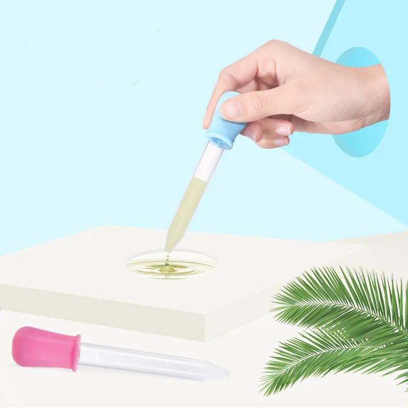 5 мл маленькие силиконовые Пластик пипеткой подачи жидкости медицины глаз Ушная