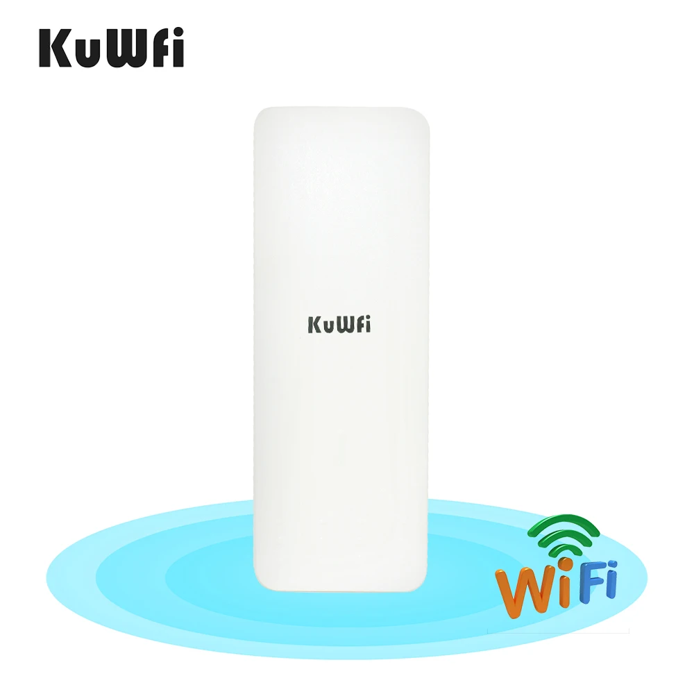 

KuWfi 300 Мбит/с мостовой маршрутизатор открытый беспроводной Wi-Fi ретранслятор AP/WiFi маршрутизатор 2,4 ГГц удлинитель дальнего действия точка-точ...