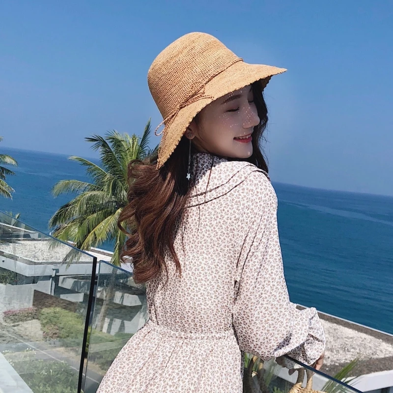 Весна Осень 2020 Новое Стильное платье средней длины с воротником в виде листьев