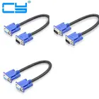30 см 50 см HD15Pin VGA D-Sub короткий видеокабель штекер-штекер MM штекер-гнездо и гнездо-гнездо RGB кабель для монитора