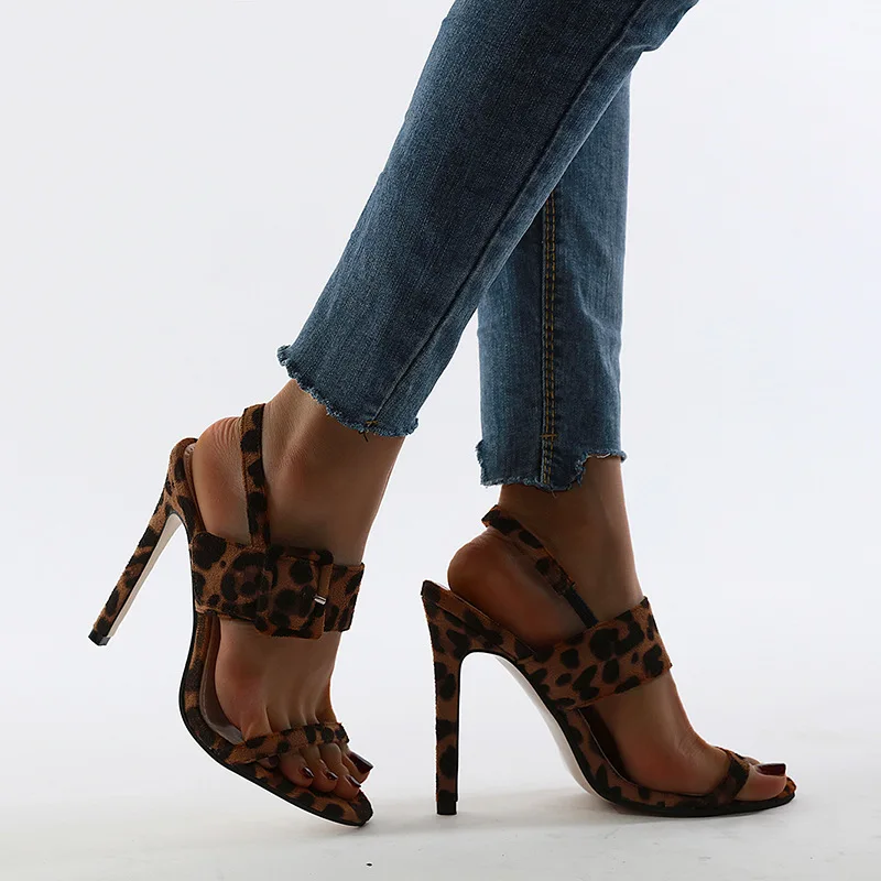 Leisure Elegant Sandals Women Peep Toe Ankle Strap High Ladies Shoes Mixed Colors Thin Heels Casual | Обувь