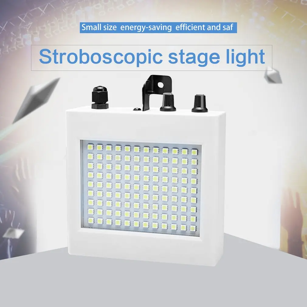 ICOCO 25 Вт светодиодные сценические огни 108 патч стробоскопы мини Звуковое