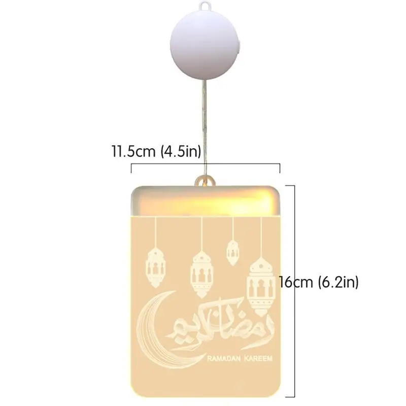 

Eid Moon Lamp Led Night Light Eid Mubarak Ramadan Decoration Islamic Muslim Hanging Ornament Eid Al Adha Mubarak Night Light