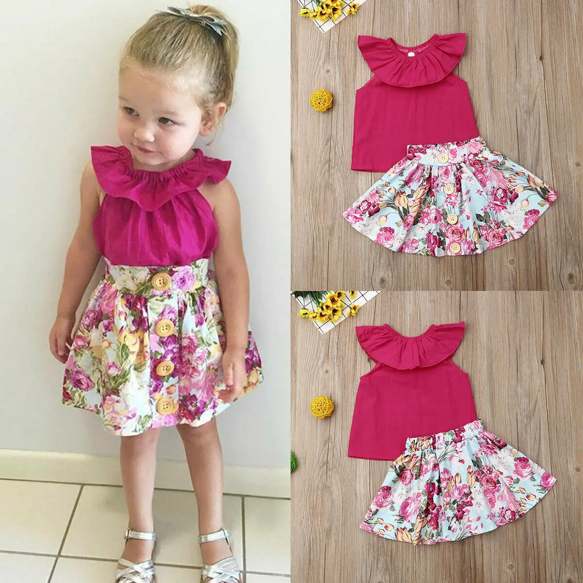 Новое модное Хлопковое платье для маленьких девочек Милая юбка принцессы без