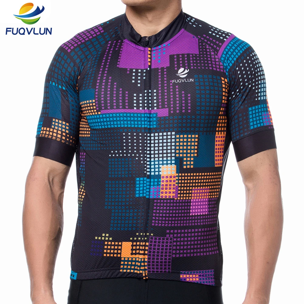 FUQVLUN 2019 Мужская велосипедная майка/испанская одежда рубашки с коротким рукавом