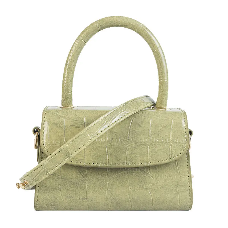 

New Arrival Bag Women's 2020 New Style Korean-style Portable Shoulder Bag Fashion Western Style Stone Pattern Square Sling Bag