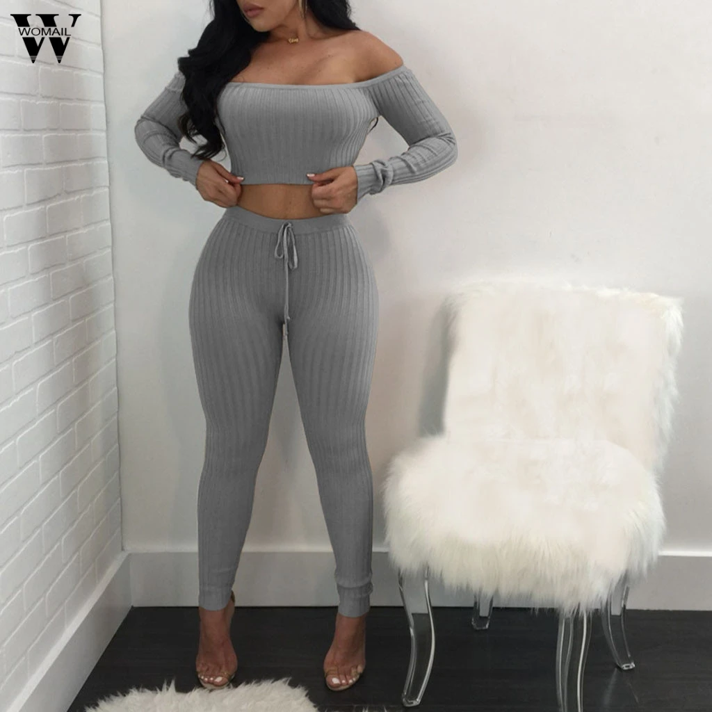 Лидер продаж Womail комплекты одежды комплект из 2 предметов повседневный