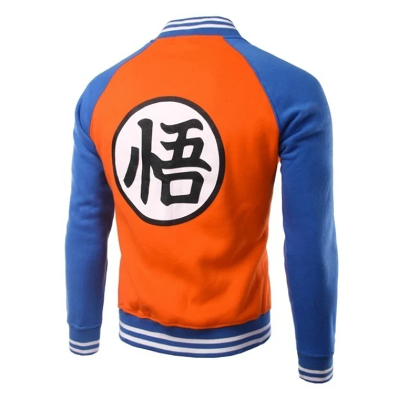 ZOGAA Аниме Драконий жемчуг Гоку университетская куртка Осенняя Повседневная