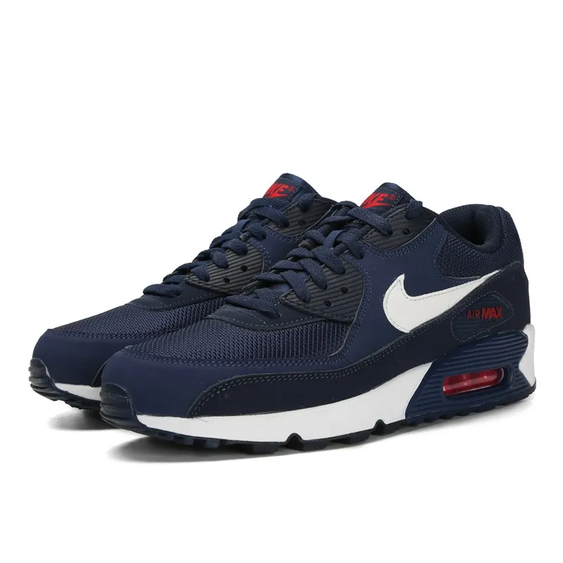 Оригинальные мужские кроссовки для бега от NIKE AIR MAX 90, новые цветные легкие Нескользящие модные Оригинальные кроссовки AJ1285