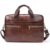 men genuine leather laptop handbags bags male cow leather messenger bags travel briefcase mens crossbody shoulder bags