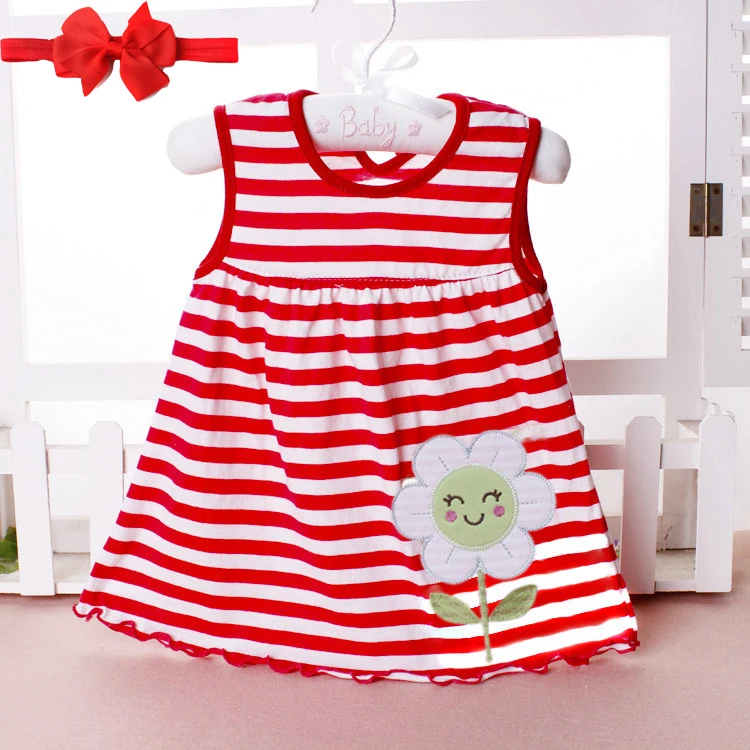 2019 летнее милое платье для новорожденных девочек из 100% хлопка принцессы от 0 до 18