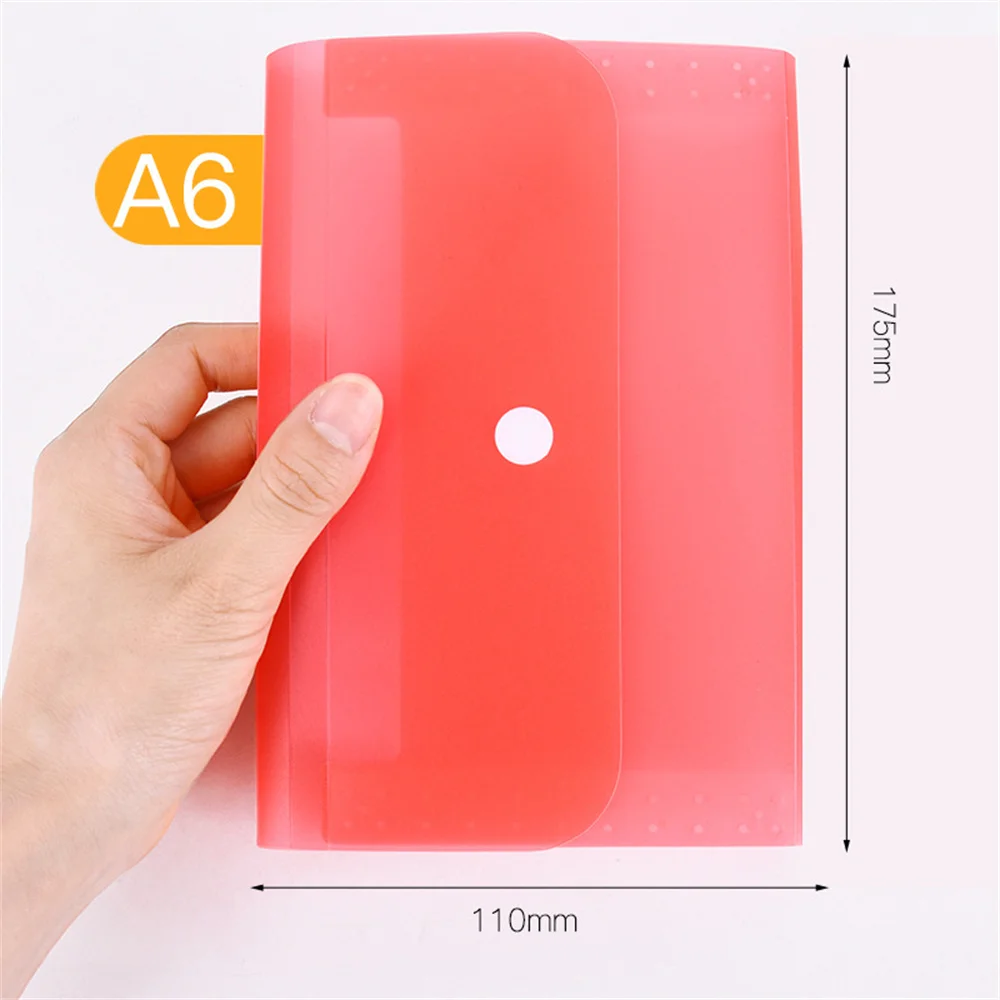 

A6 Organ Bag Expanding File Folder For Documents Candy Colors Document Folders School Supplies Organizer School Office Binder