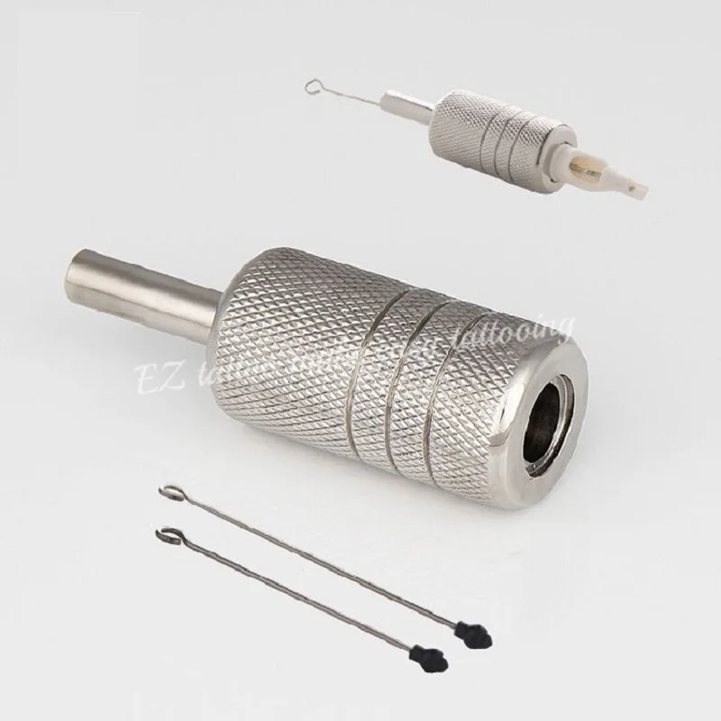 EZ Stainless Steel Cartridge Grip 1 Inch (25mm) Cartridges Needles Only Free shipping | Красота и здоровье