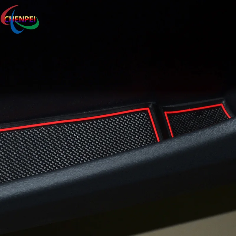 

Car Door Groove Mat Auto Anti-Slip Cup Mat For VOLVO XC60 2009-2017 Rubber Coaster Mats Car Interior Decoration Accessories