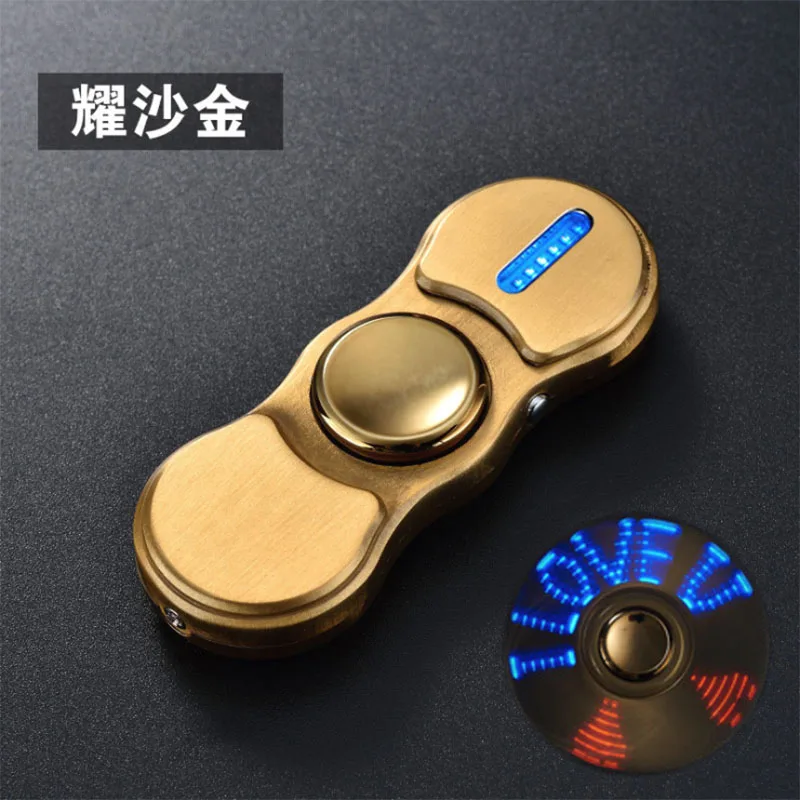 Спиннер Зажигалка светодиодный зажигалки для электронных сигарет USB