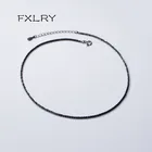 FXLRY Новый белыйзолотой цветчерный 2 мм Звездная Искрящаяся цепочка чокер ожерелье ювелирные изделия шармы для девушки на подарок ювелирные изделия