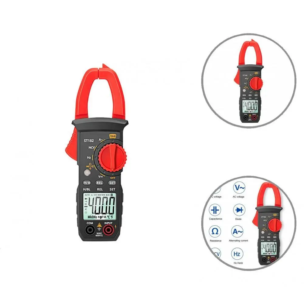 

Износостойкий Цифровой мультиметр-зажим, тестер диодов, зажим 35 мм для электроснабжения, цифровой мультиметр