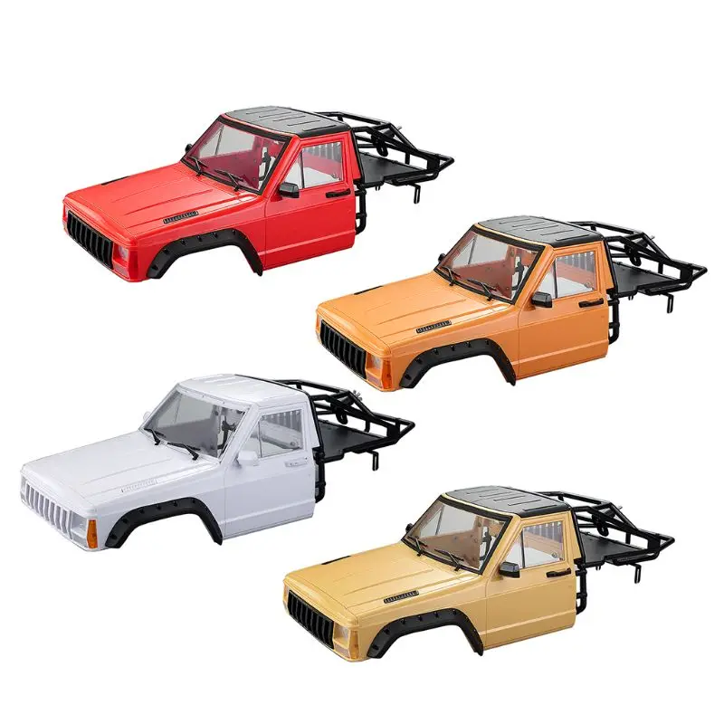 Car Cherokee Body Cab & Back-Half Cage for 1/10 RC Crawler Traxxas TRX4 Axial SCX10 90046 Redcat GEN 8 Scout II |