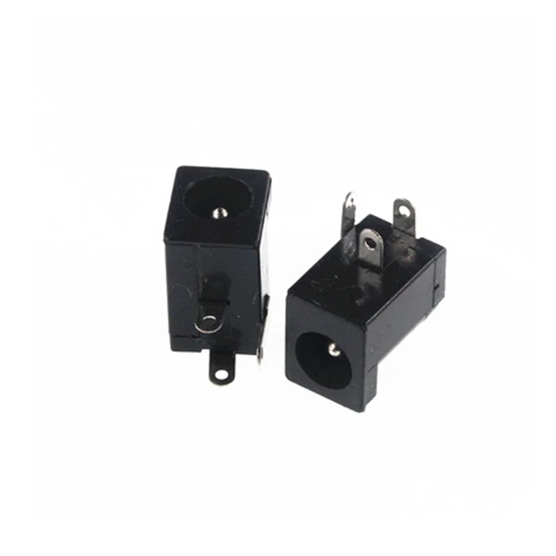 10 шт./лот DC-005 PCB Mount 5 5x2 1/2 мм Женский Разъем питания постоянного тока DC005 черный 5*2 |