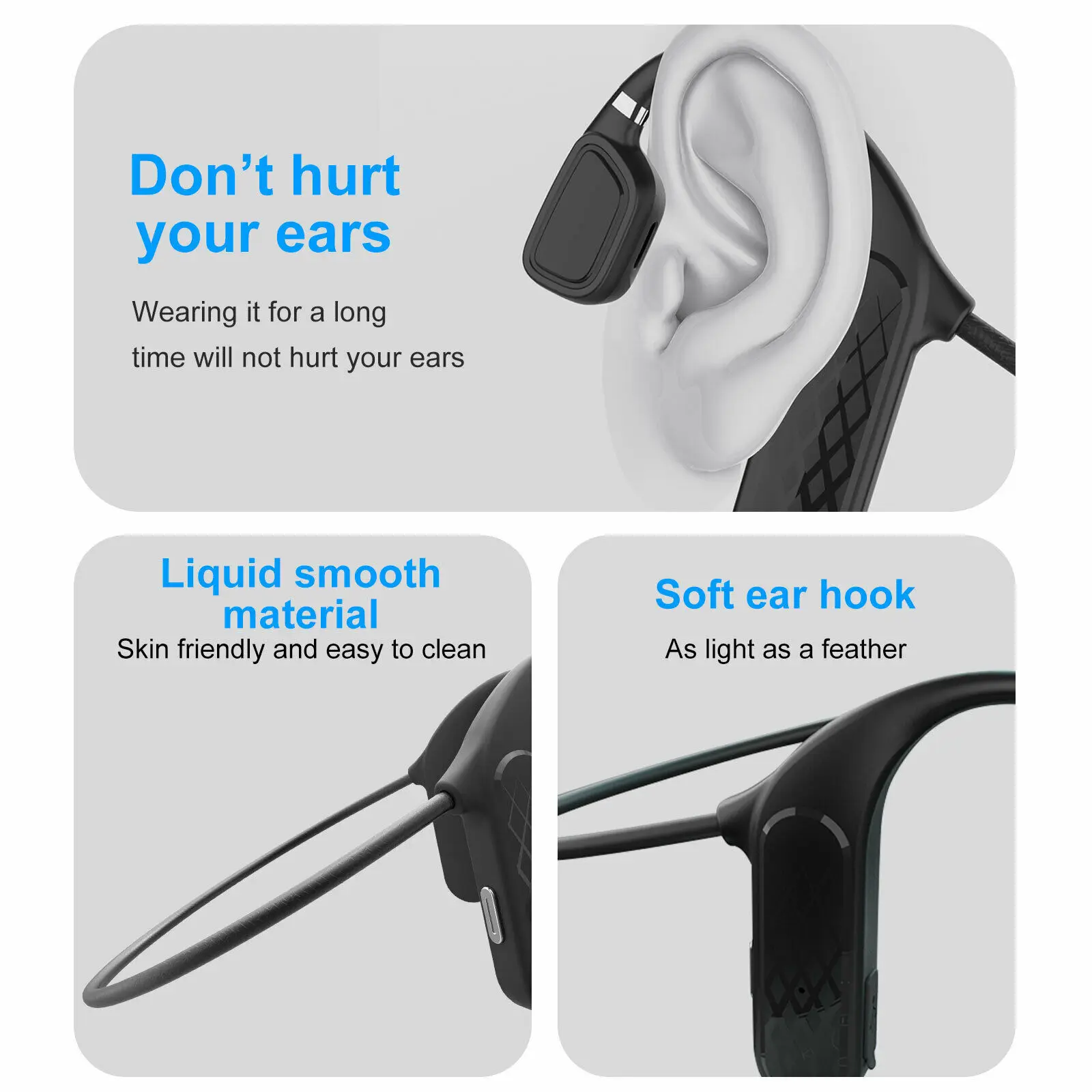 Спортивные Беспроводные наушники IPX5 водонепроницаемые Bluetooth гарнитура для бега