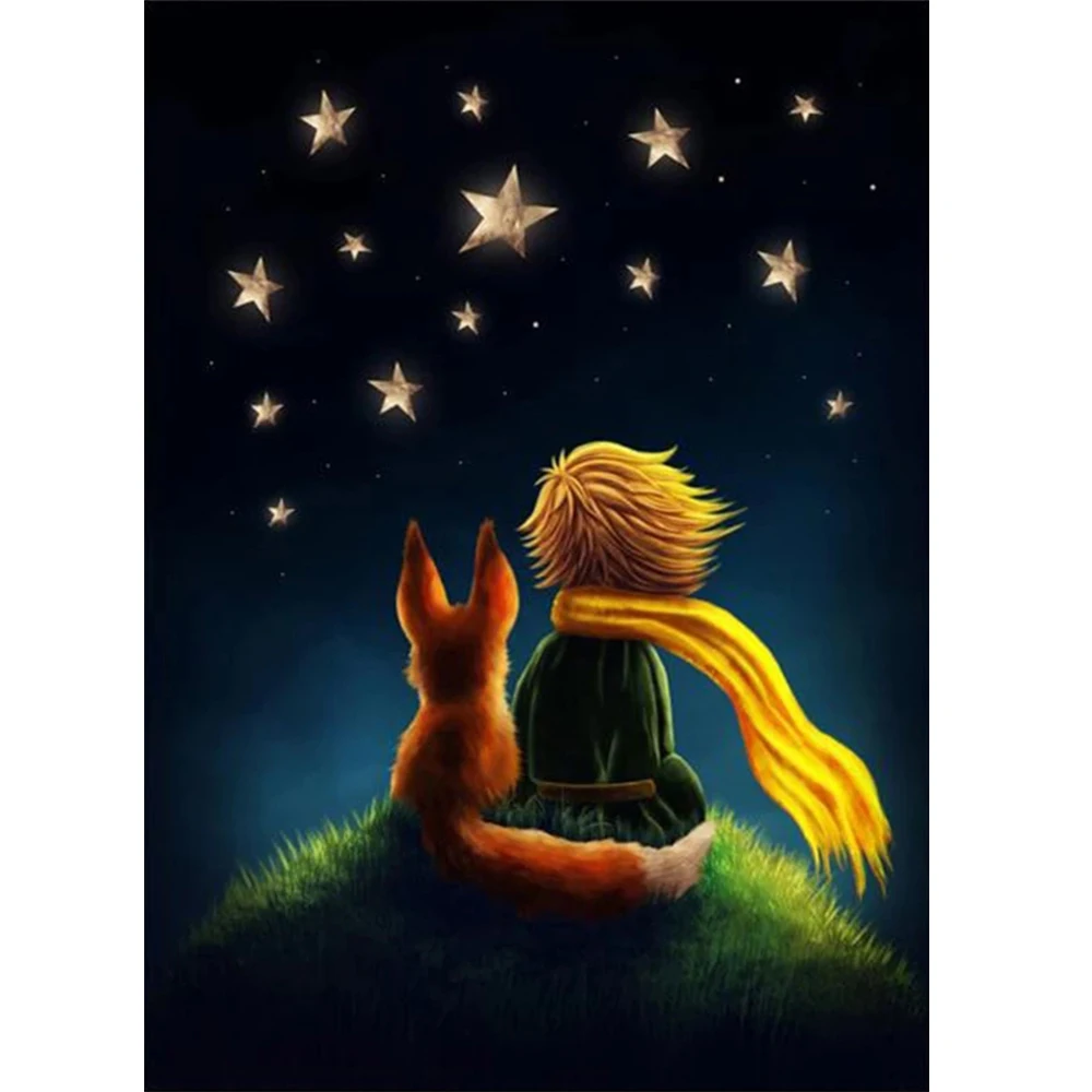 

AMPHIBOLE DIY 5D Diamond Painting Full Square/Round Cartoon boy Diamond Embroidery Beads Cross Stitch Mosaic Home Decor gift