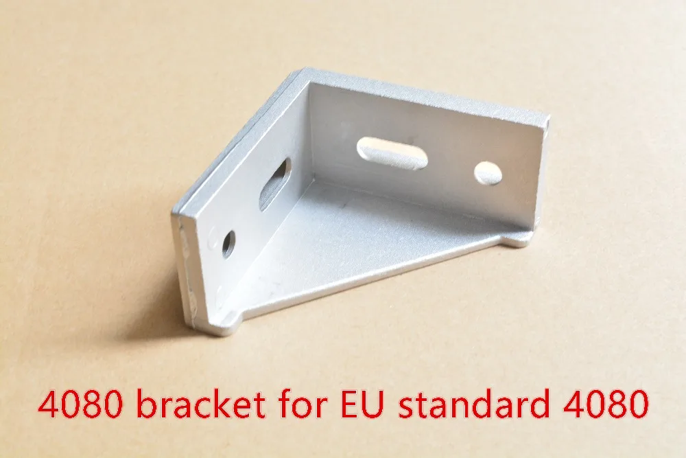 

4080 bracket corner fitting angle aluminum fastener for EU standard profile 1pcs