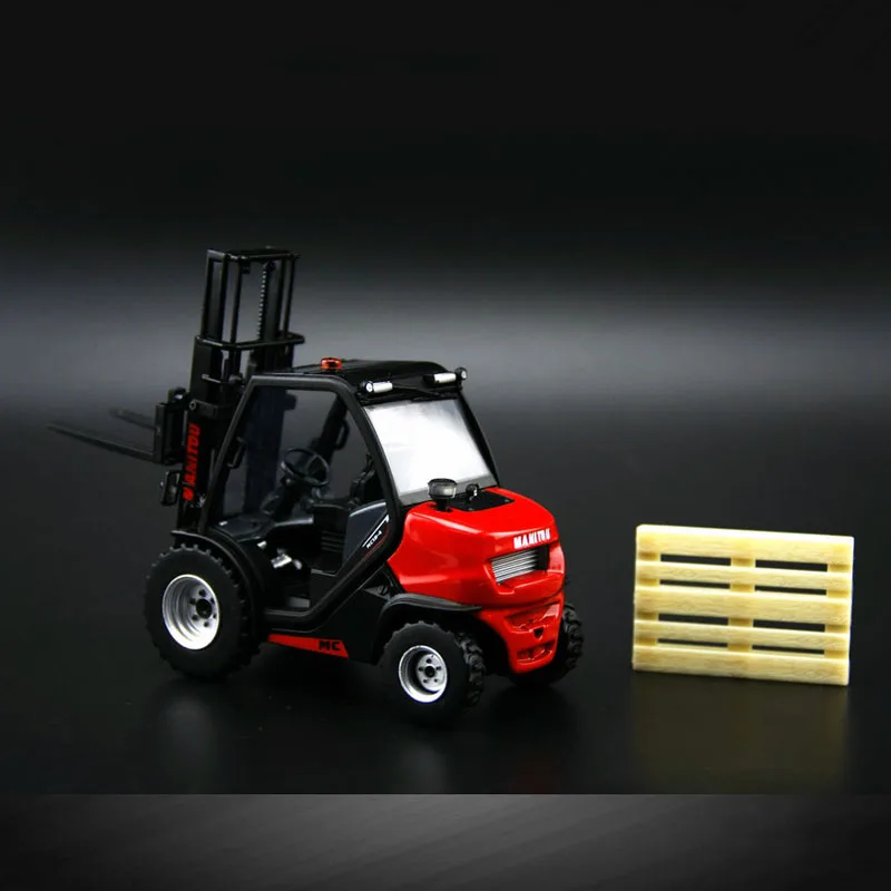 Модель инженерной машины ROS 1/32 MANITOU MC18 металлический вилочный погрузчик из сплава
