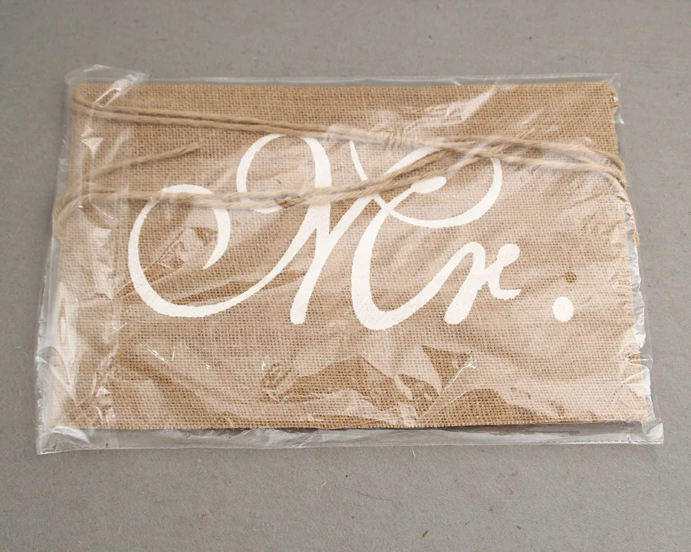 2 шт./компл. мистер миссис Невеста буквы жениха знак баннер фото реквизит