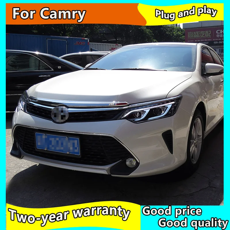 Автомобильный Стайлинг для Toyota 2015 2018 фара Camry светодиодная дальнего света camry LED DRL