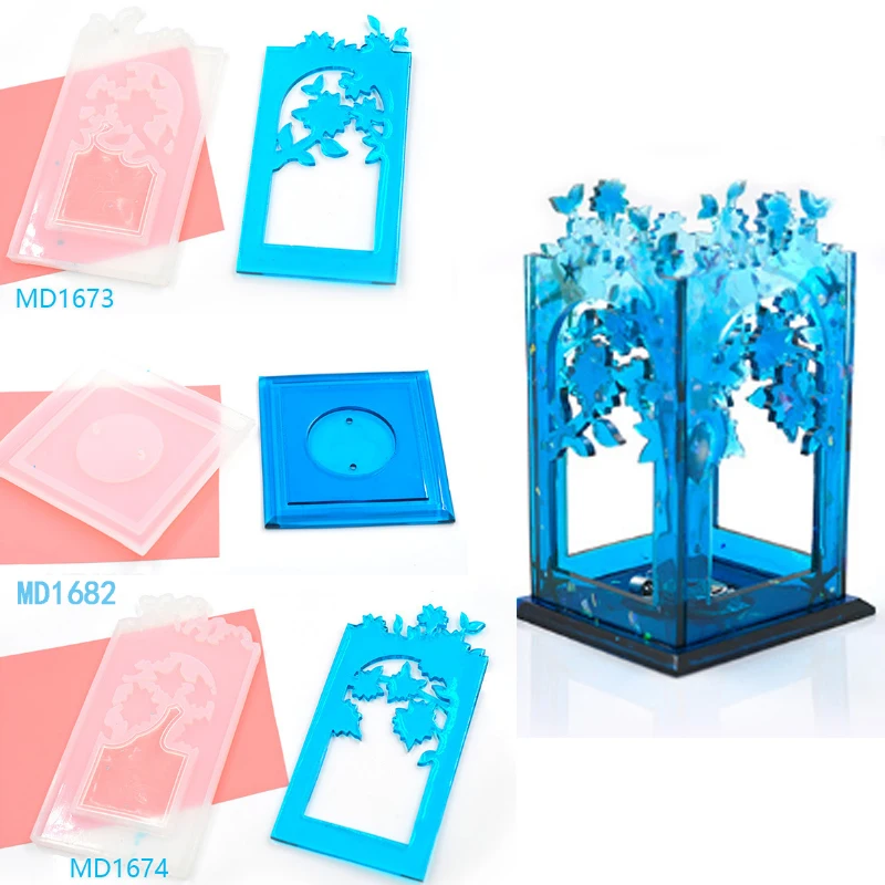 Китайский стиль фонарь фотодержатель силиконовые формы сделай сам изготовление