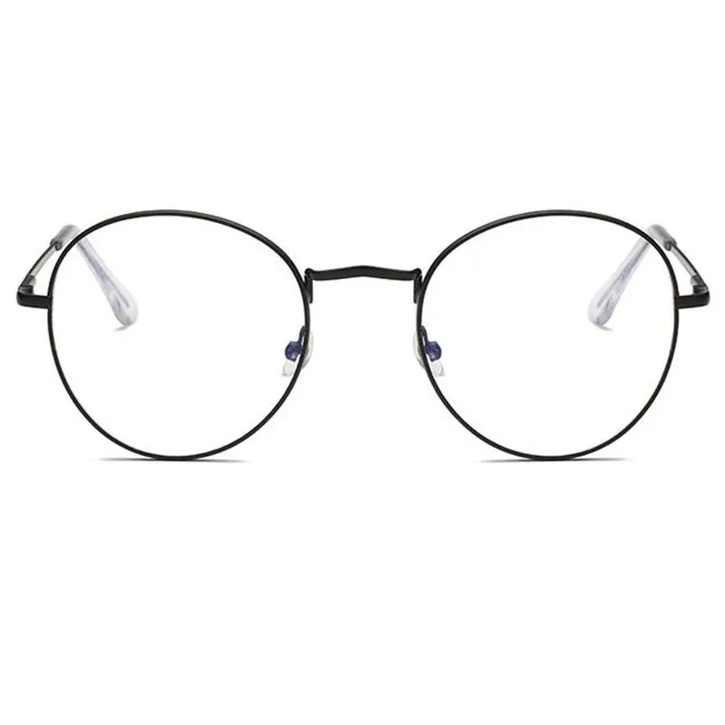 Круглые прозрачные очки с прозрачными линзами в стиле ретро модная оправа для