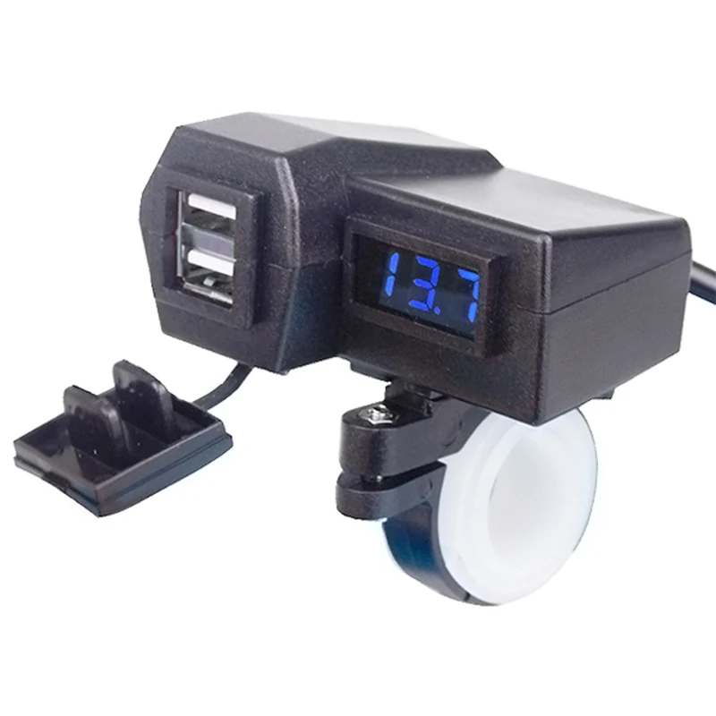 Зарядное устройство EAFC с двумя USB портами 12 В 3 1 А 2 + до 5 15 Вт|Кабели адаптеры и