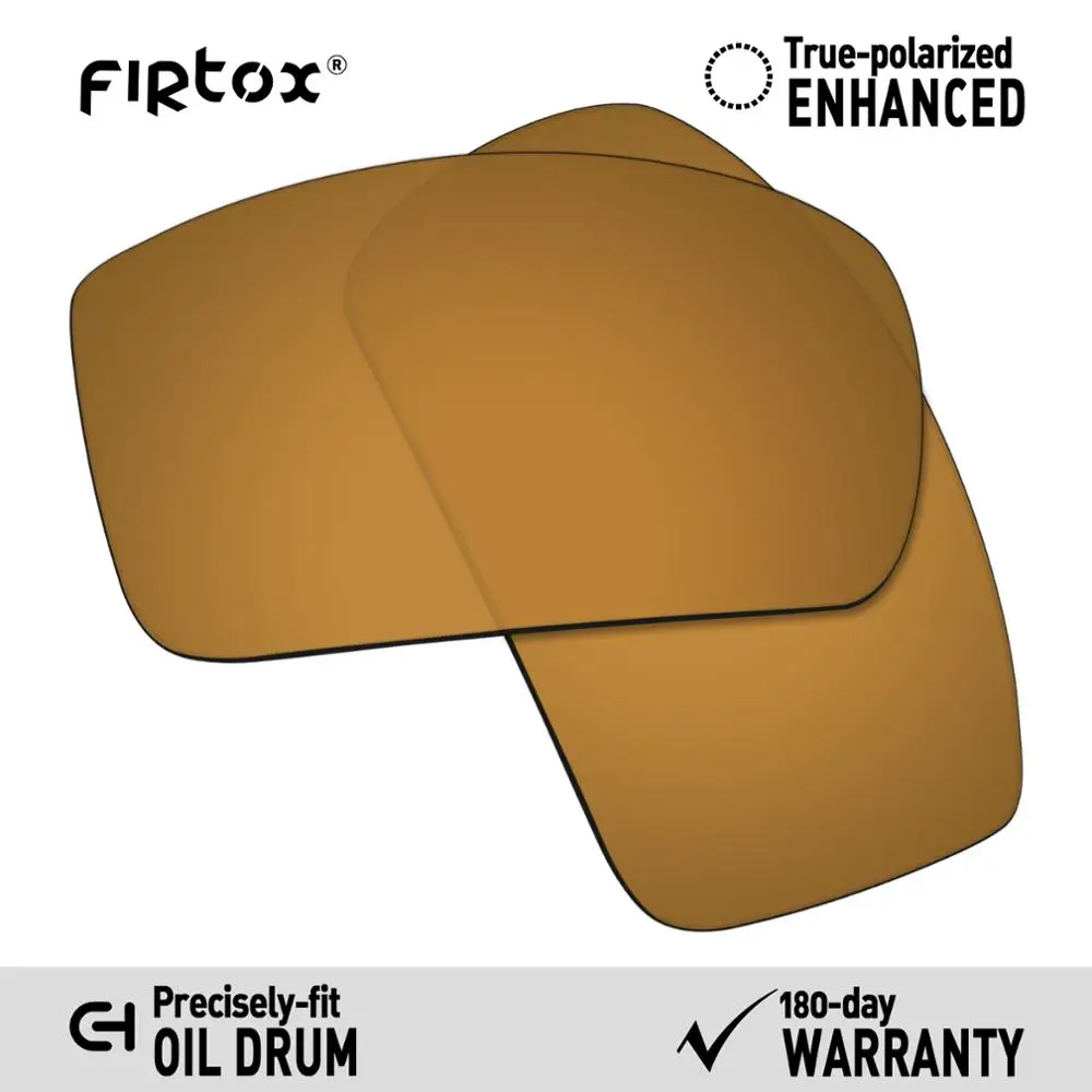 Bronze Golden Firtox настоящие поляризованные Сменные рассеиватели UV400 для солнцезащитных очков-солнцезащитных очков с масляным барабаном(Только Совместимые линзы)-несколько цветов - Цвет линз: Bronze Golden