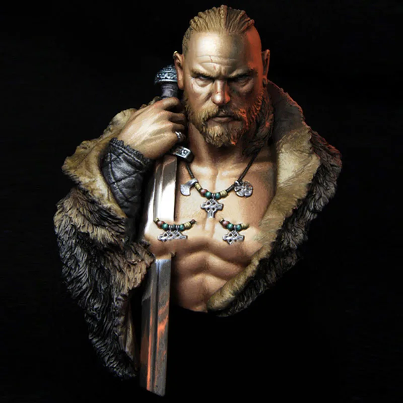 

1/10 Historical Viking Pirate Figure Resin Bust Figure X330