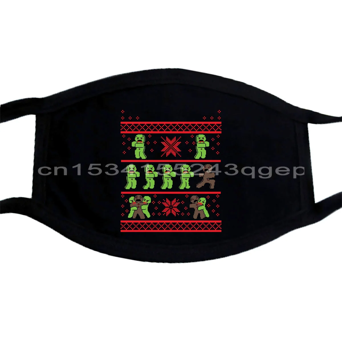 Мужская уродливая Рождественская маска свитер с имбирным имбирем и зомби крутая