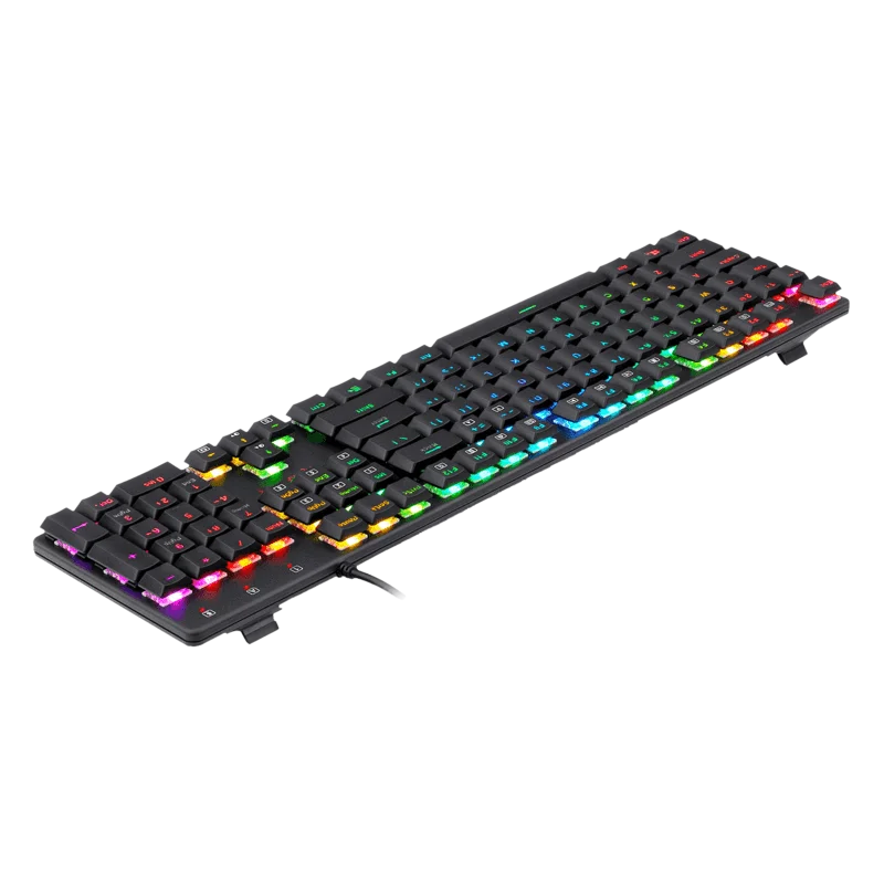 Низкопрофильная Проводная Механическая игровая клавиатура Redragon K589 с RGB