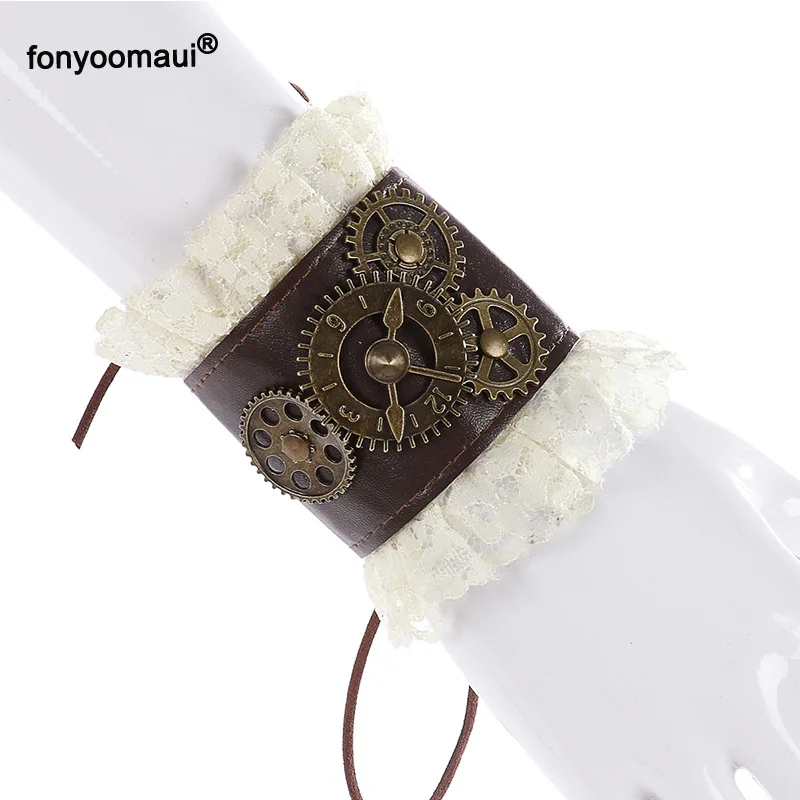 Винтажный браслет на запястье в стиле стимпанк Хэллоуин|Реквизит для костюмов| |