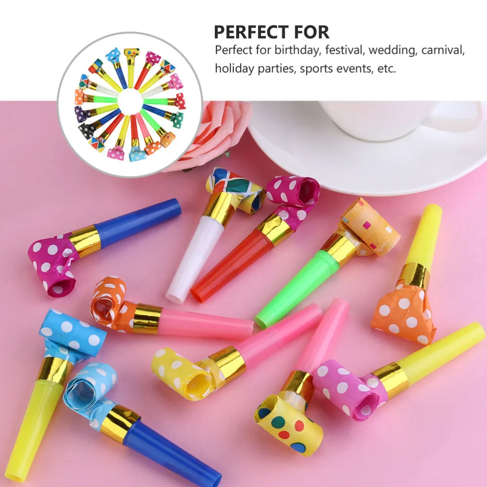 

50pcs Cheering Whistles Funny Party Whistles Child Whistle Cheering Props