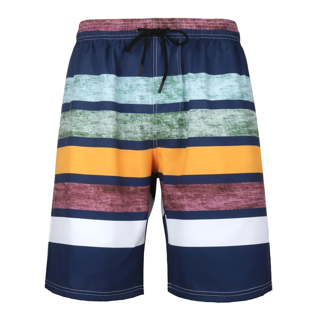 Новинка 2020 летние пляжные мужские шорты с принтом повседневные быстросохнущие