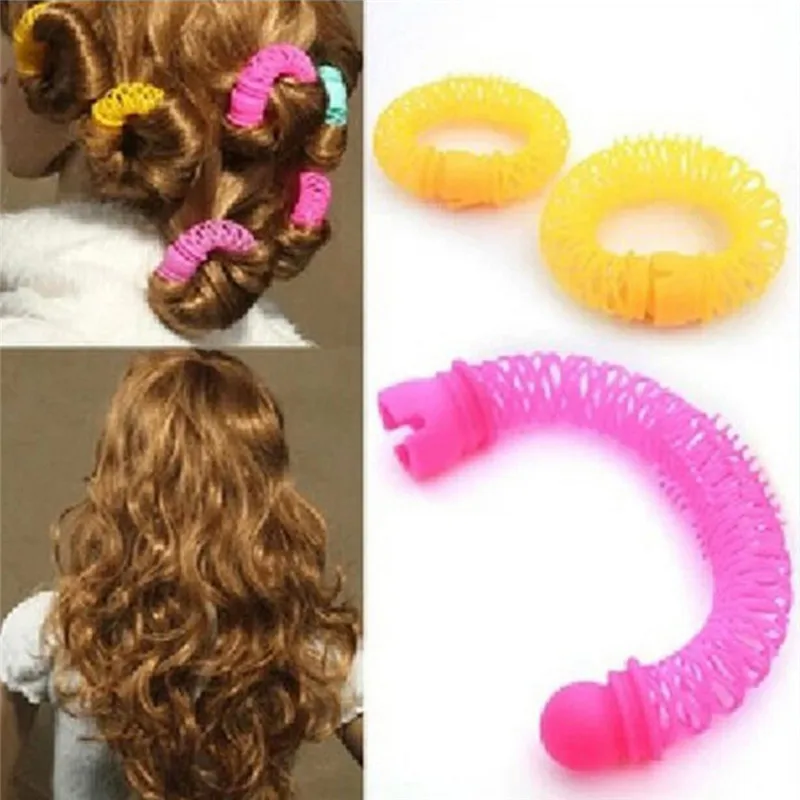 

Hairdress Magic Hair Curler Spiral Curls Roller Donuts Curl Hair Styling Tool Hair Accessories DIY 8 Pcs 7cm*6 cm
