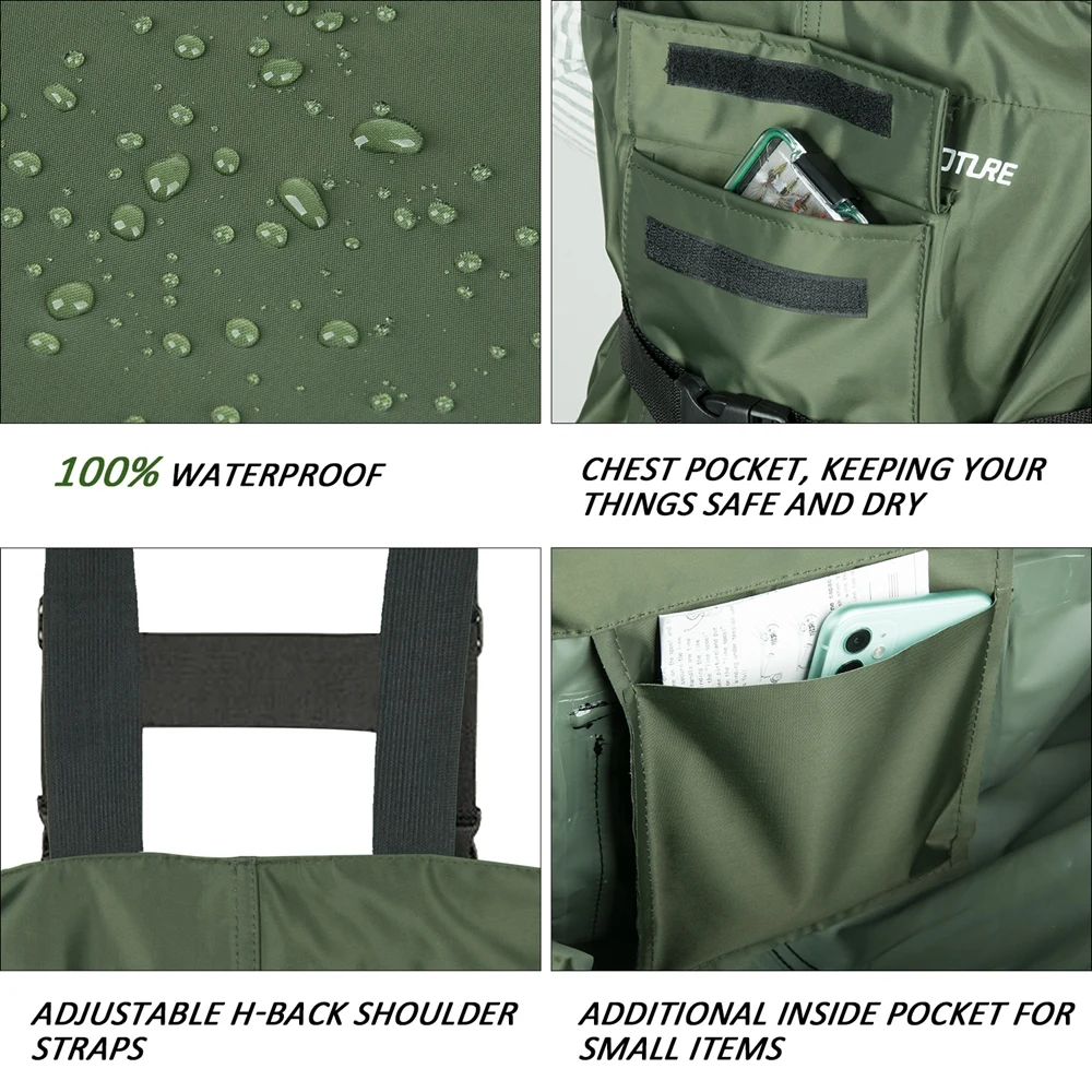 Детские Водонепроницаемые рыболовные сапоги Goture штаны для детей от 3 до 9 лет